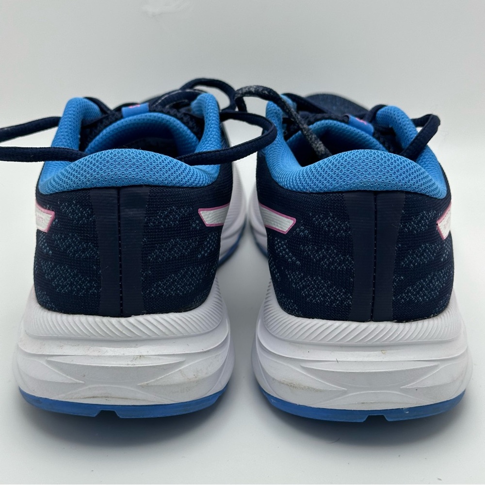 OASIS Everyday Comfort AmpliFoam Contend Blue Pink Stripe Sneakers Size … - Picture 6 of 12